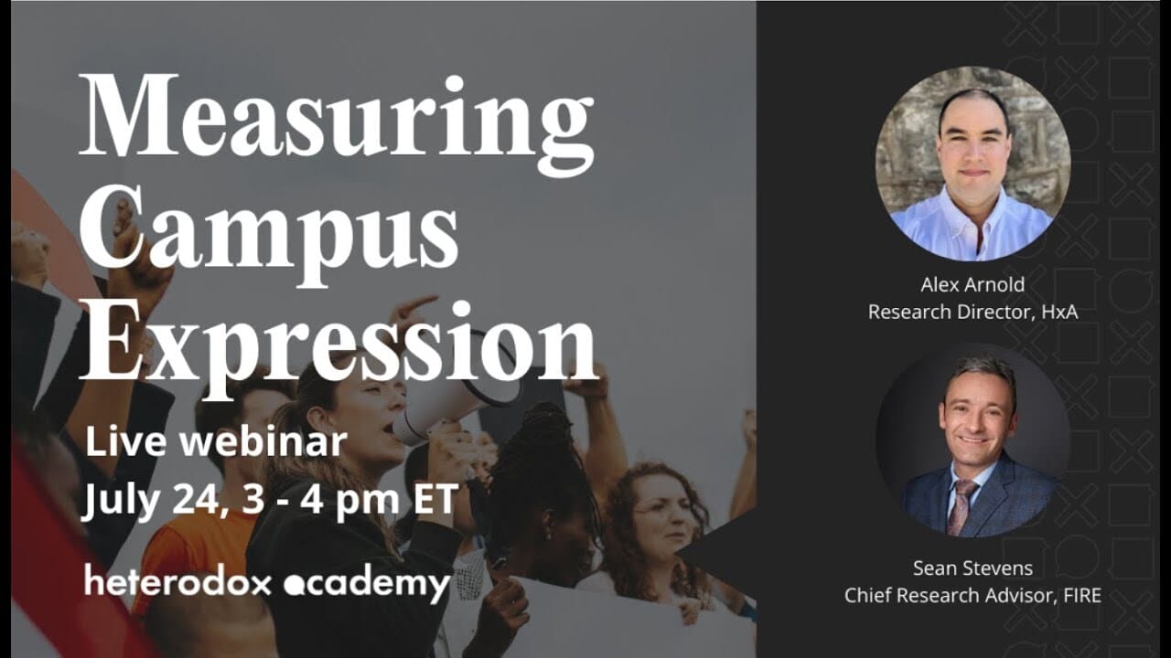 Measuring Campus Expression Webinar