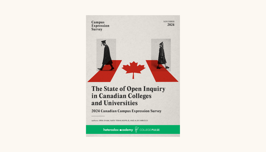 The State Of Open Inquiry In Canadian Colleges And Universities