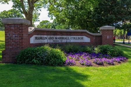 Franklin and Marshall College Entrance Lancaster PA