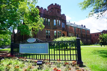 Mount Holyoke College Entrance Sign